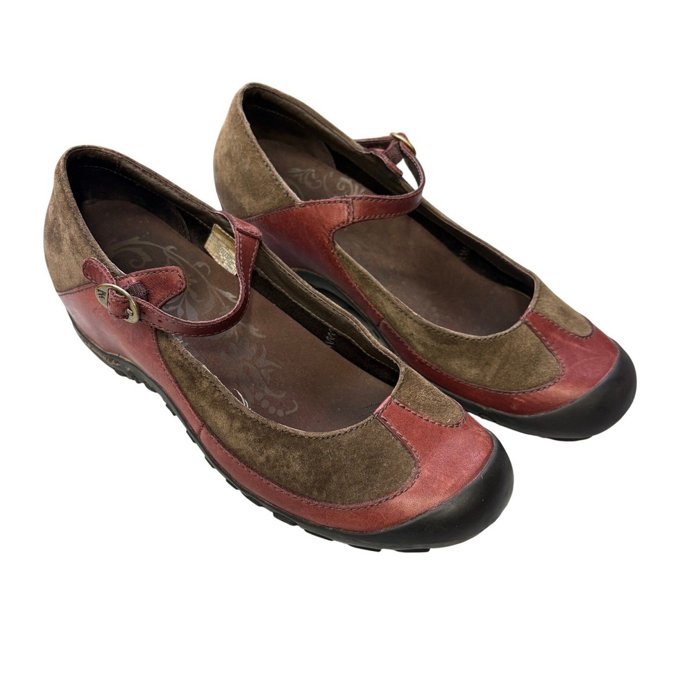 Merrell Plaza Mary Jane Leather Comfort Flats Casual Everyday Walking Shoes 9